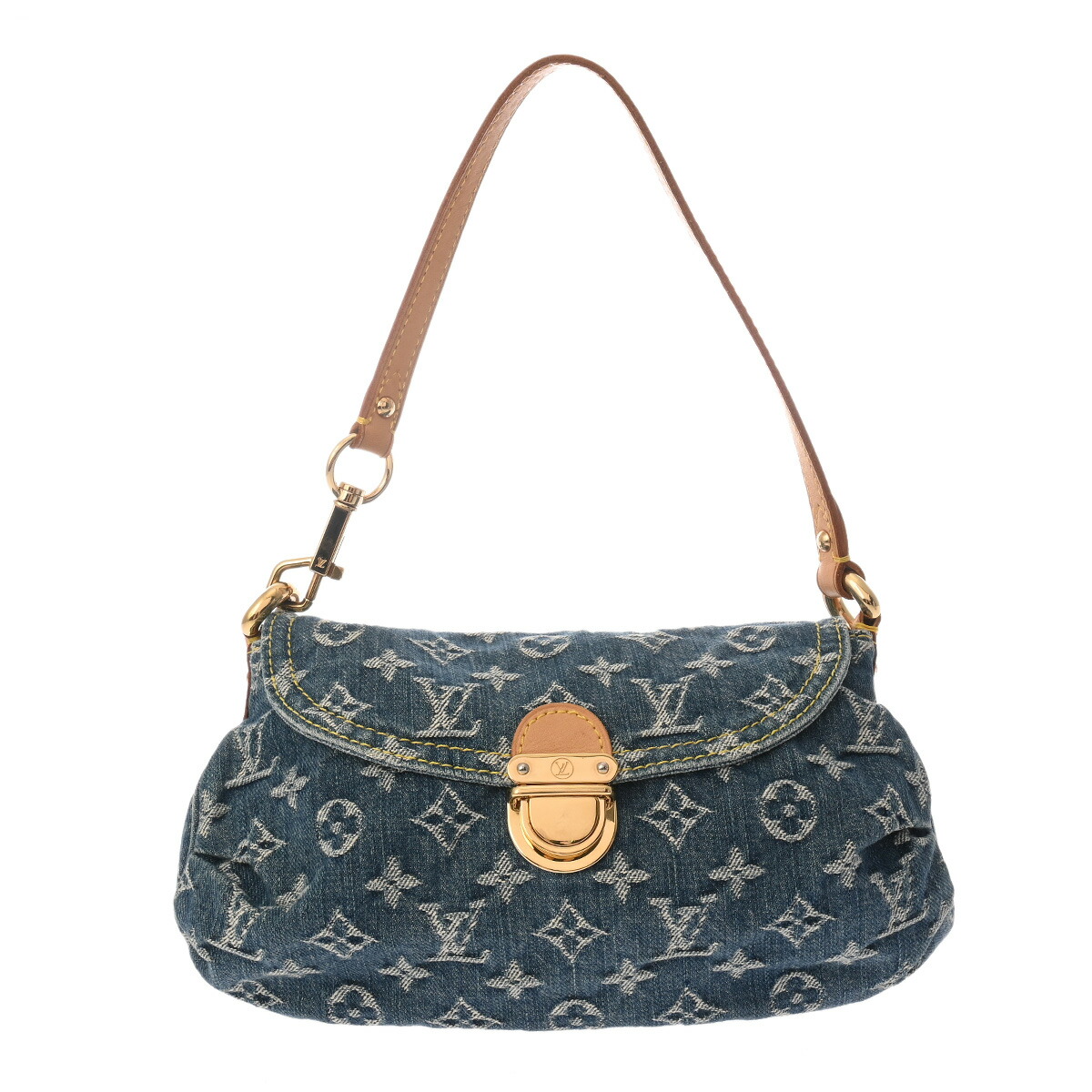 Louis Vuitton デニムプリーティハンドバッグ 楽天市場】【バッグ】LOUIS VUITTON ルイ ヴィトン モノグラムデニム