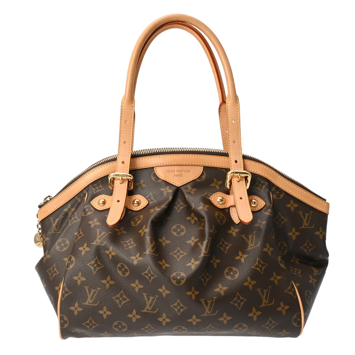 【～4/17 最大5万円クーポン】ルイ ヴィトン LOUIS VUITTON モノグラム ティボリ GM ブラウン M40144 モノグラムキャンバス レディース ハンドバッグ ヴィトンバッグ バック ブランド 【ローン48回払い無金利】【中古】