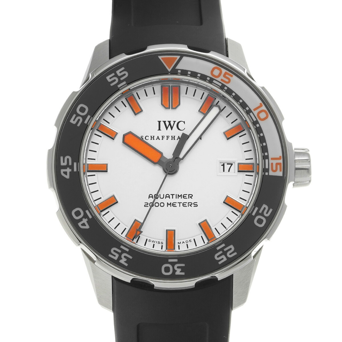IWC アクアタイマー オートマティック 2000 IW356807 ホワイト メンズ 腕時計 IWC 時計 高級腕時計 ブランド 【ローン48回払い無金利】【中古】
