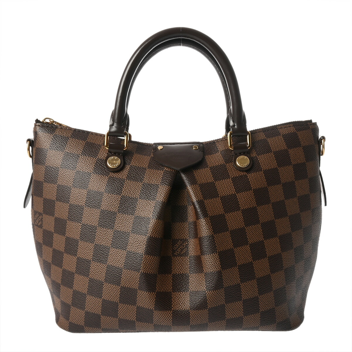 ルイ ヴィトン LOUIS VUITTON ダミエ シエナ PM 2WAY エベヌ N41545 ダミエキャンバス レディース ハンドバッグ ヴィトンバッグ バック ブランド 【ローン48回払い無金利】【中古】