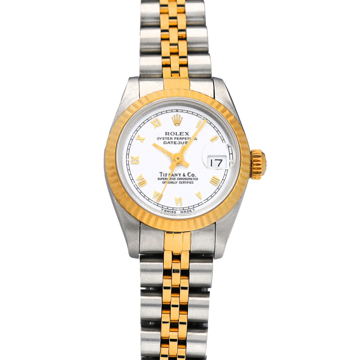 中古 ロレックス ROLEX 69173G W番(1995年頃製造) ホワイト /ダイヤモンド レディース 腕時計 ROLEX - 中古 ロレックス ROLEX 69173G W番(1995年頃製造) チェリー