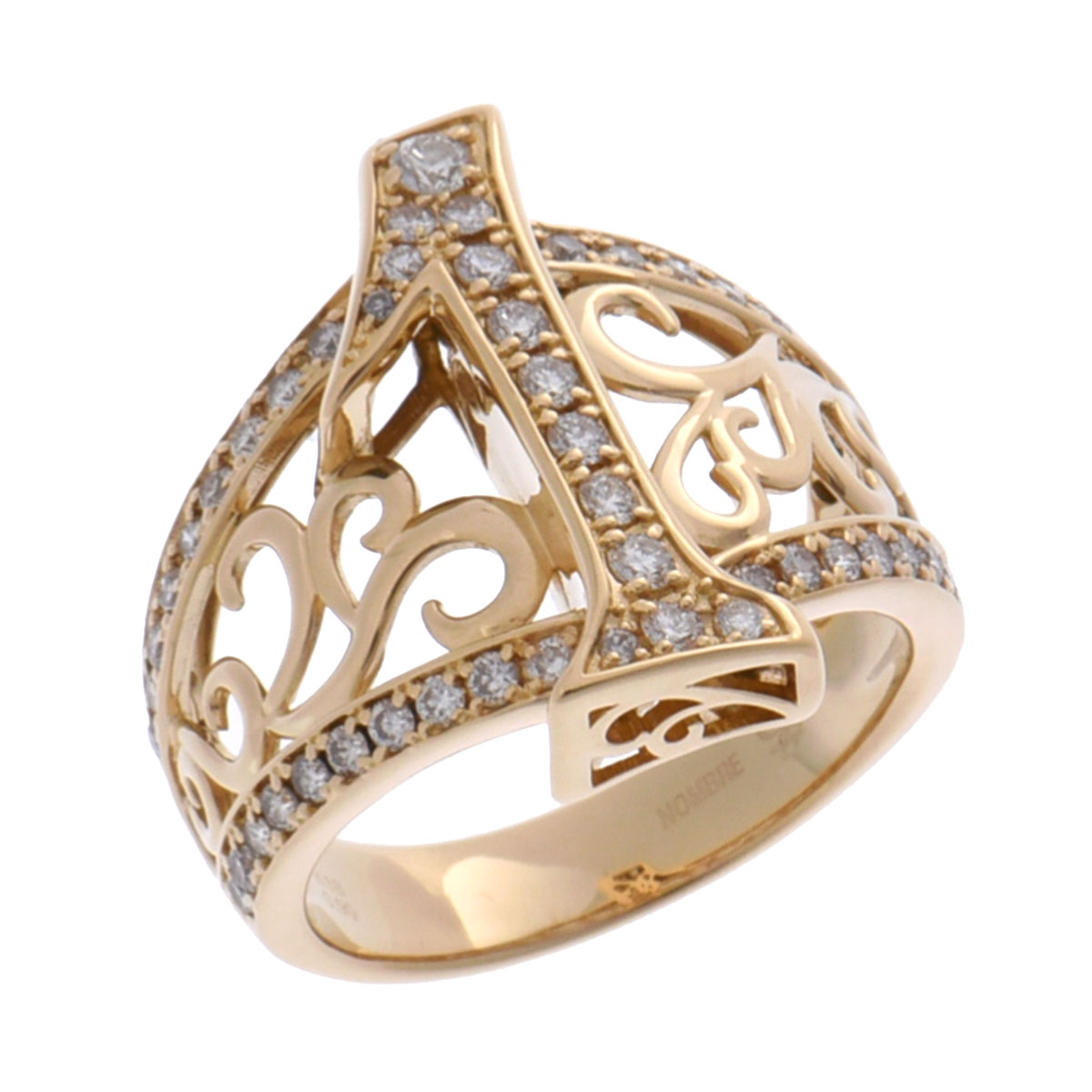 楽天市場】ゆきざき 指輪 メンズ ノンブル ナンバー 8 ダイヤモンド