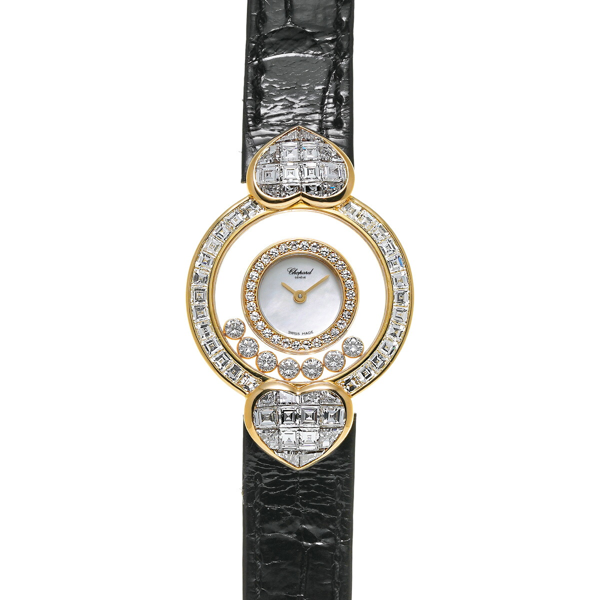 【～7/26 最大5万円クーポン】ショパール Chopard ハッピーダイヤモンド 20/6166 ホワイトシェル レディース 腕時計 ショパール 時計 高級腕時計 ブランド 【ローン48回払い無金利】【中古】｜ウォッチニアン ブランド品専門店