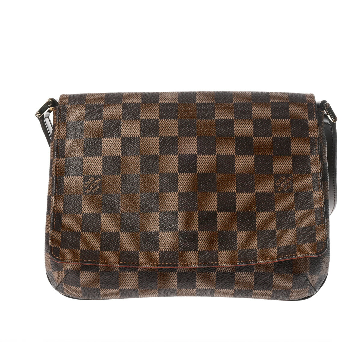 ルイ ヴィトン LOUIS VUITTON ダミエ ミュゼットタンゴロング エベヌ N51301 ダミエキャンバス レディース ショルダーバッグ ヴィトンバッグ バック ブランド 【ローン48回払い無金利】【中古】