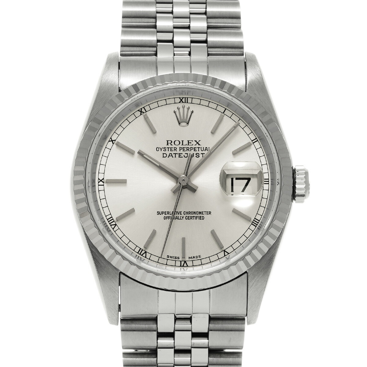 楽天市場】ロレックス デイトジャスト 16234 シルバー 保証書1994年 X