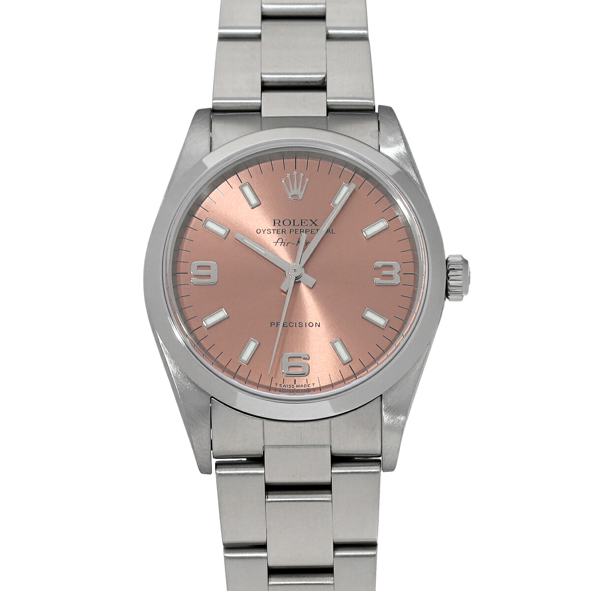 ロレックス ROLEX エアキング 14000 U番(1997年頃製造) ピンク メンズ 腕時計 ロレックス 時計 高級腕時計 ブランド 【ローン48回払い無金利】【中古】