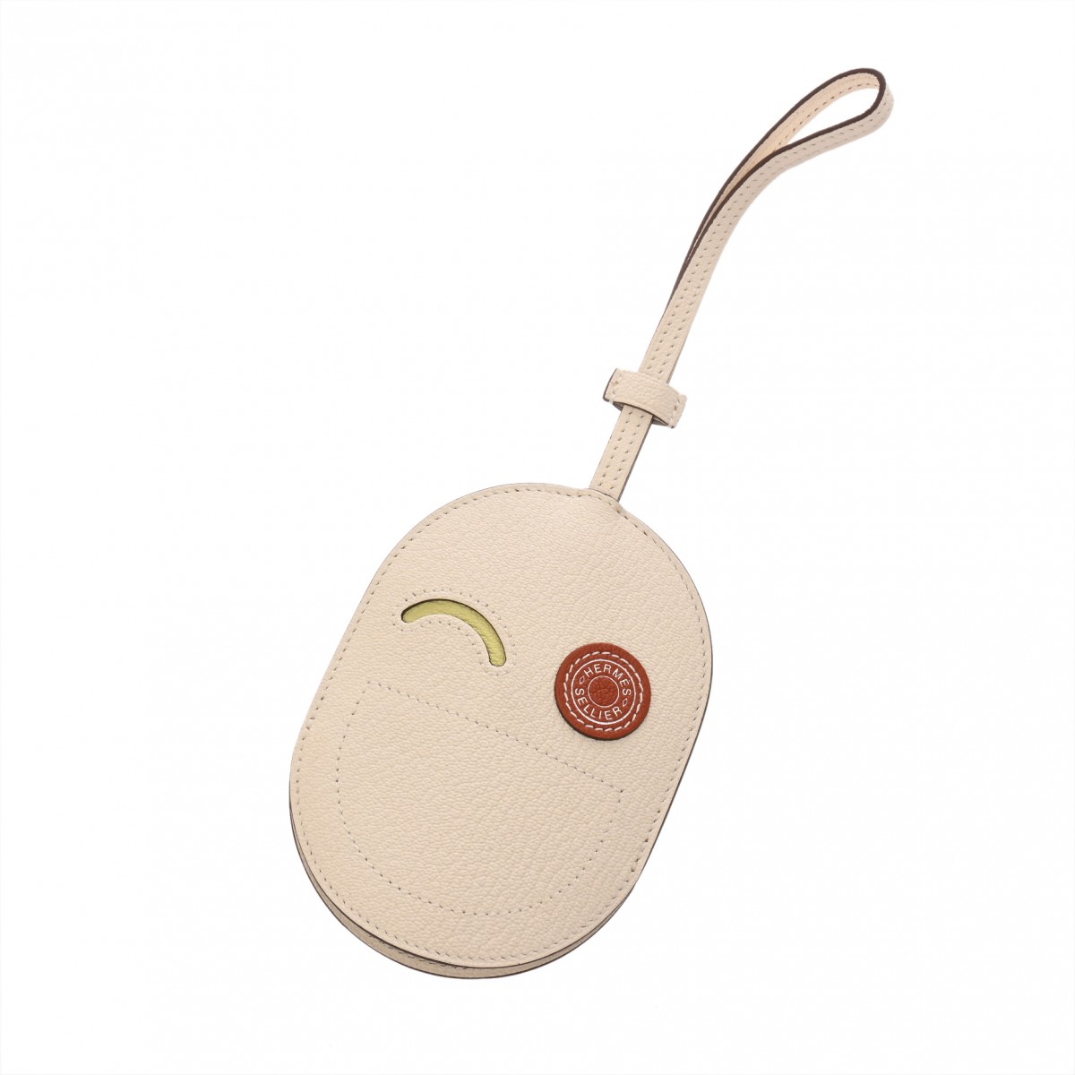 【～4/17 最大5万円クーポン】エルメス HERMES インザループ トゥーゴー ウインク ナタ/ジョーヌブルジョン/キュイーブル シェーブル ユニセックス バッグチャーム エルメス 【ローン48回払い無金利】【中古】