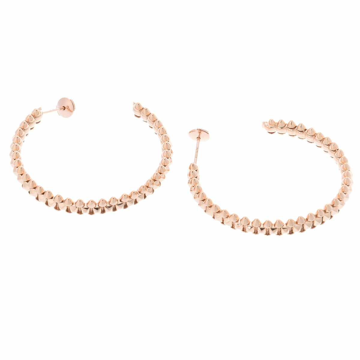 楽天市場】カルティエ クラシックフープ K18イエローゴールド ピアス