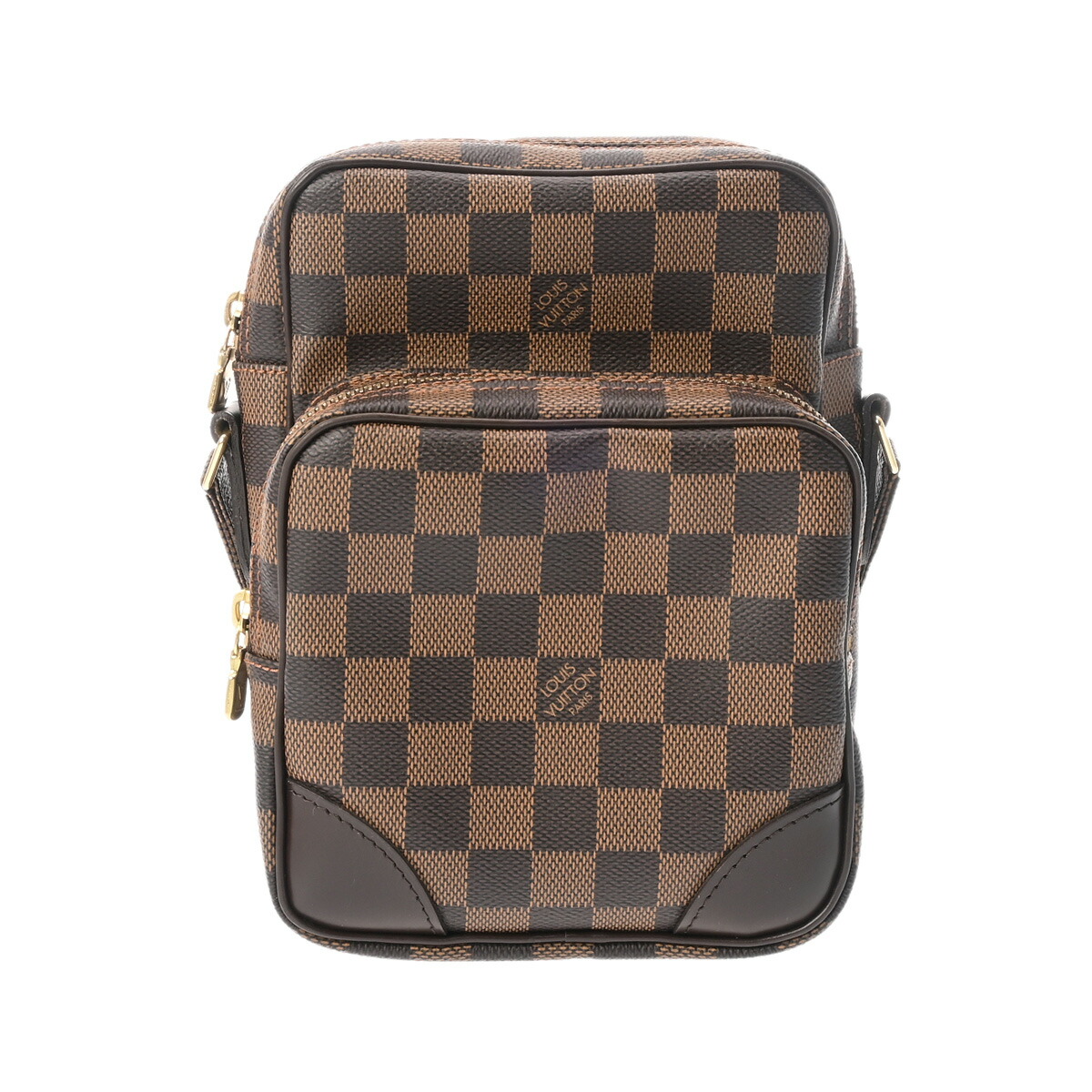 【～4/17 最大5万円クーポン】ルイ ヴィトン LOUIS VUITTON ダミエ アマゾン SPオーダー ブラウン N48074 ダミエキャンバス ユニセックス ショルダーバッグ ヴィトンバッグ バック ブランド 【ローン48回払い無金利】【中古】