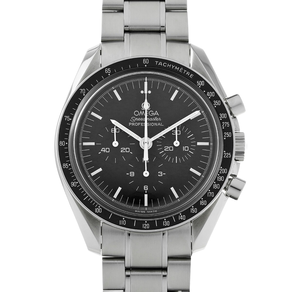 【～4/10 最大5万円クーポン】オメガ OMEGA スピードマスター ムーンウォッチ プロフェッショナル 3570.50 ブラック メンズ 腕時計 オメガ 時計 高級腕時計 ブランド 【ローン48回払い無金利】【中古】
