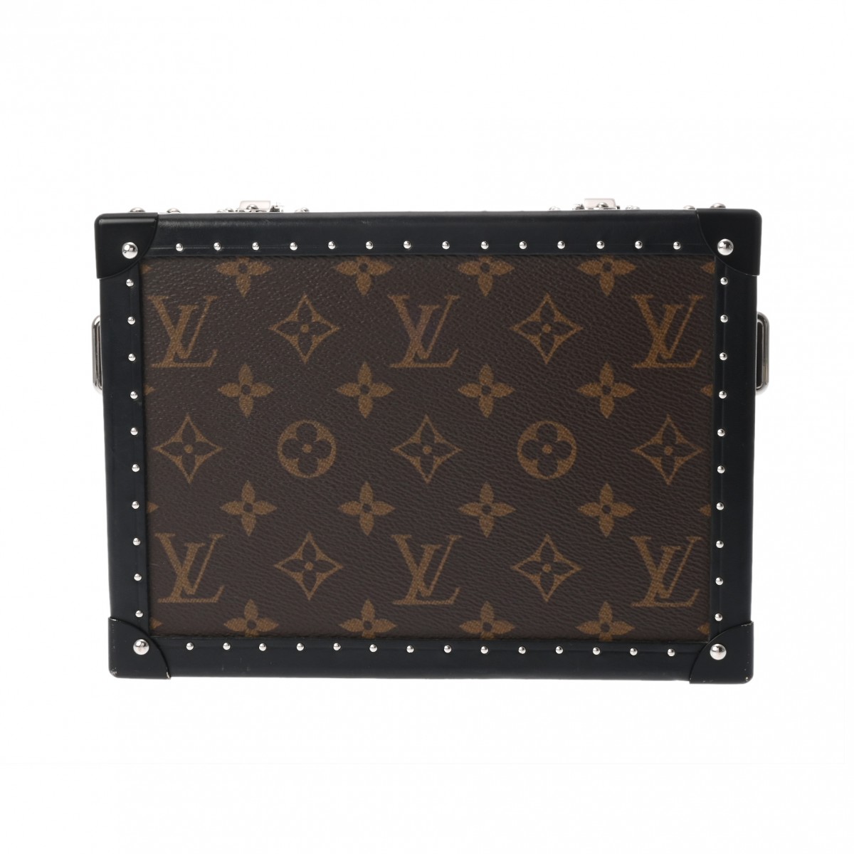 【～4/17 最大5万円クーポン】ルイ ヴィトン LOUIS VUITTON モノグラムマカサー クラッチ ボックス トランク ブラウン/ブラック M20252 モノグラムキャンバス メンズ クラッチバッグ ヴィトンバッグ バック ブランド 【ローン48回払い無金利】【中古】