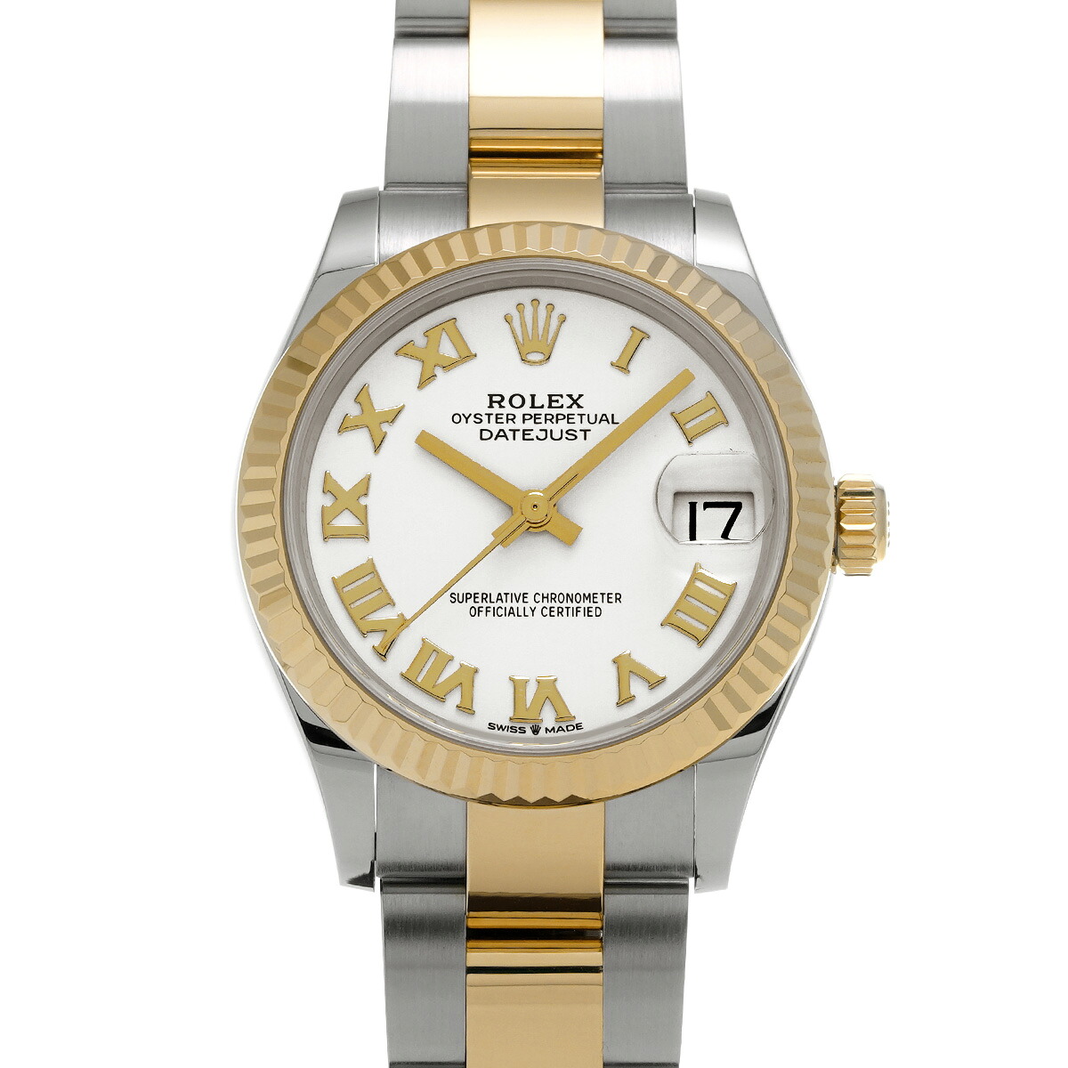 ロレックス ROLEX デイトジャスト 31 278273 ランダムシリアル ホワイト ユニセックス 腕時計 ロレックス 時計 高級腕時計 ブランド 【ローン48回払い無金利】【中古】｜ウォッチニアン ブランド品専門店 762,300円
