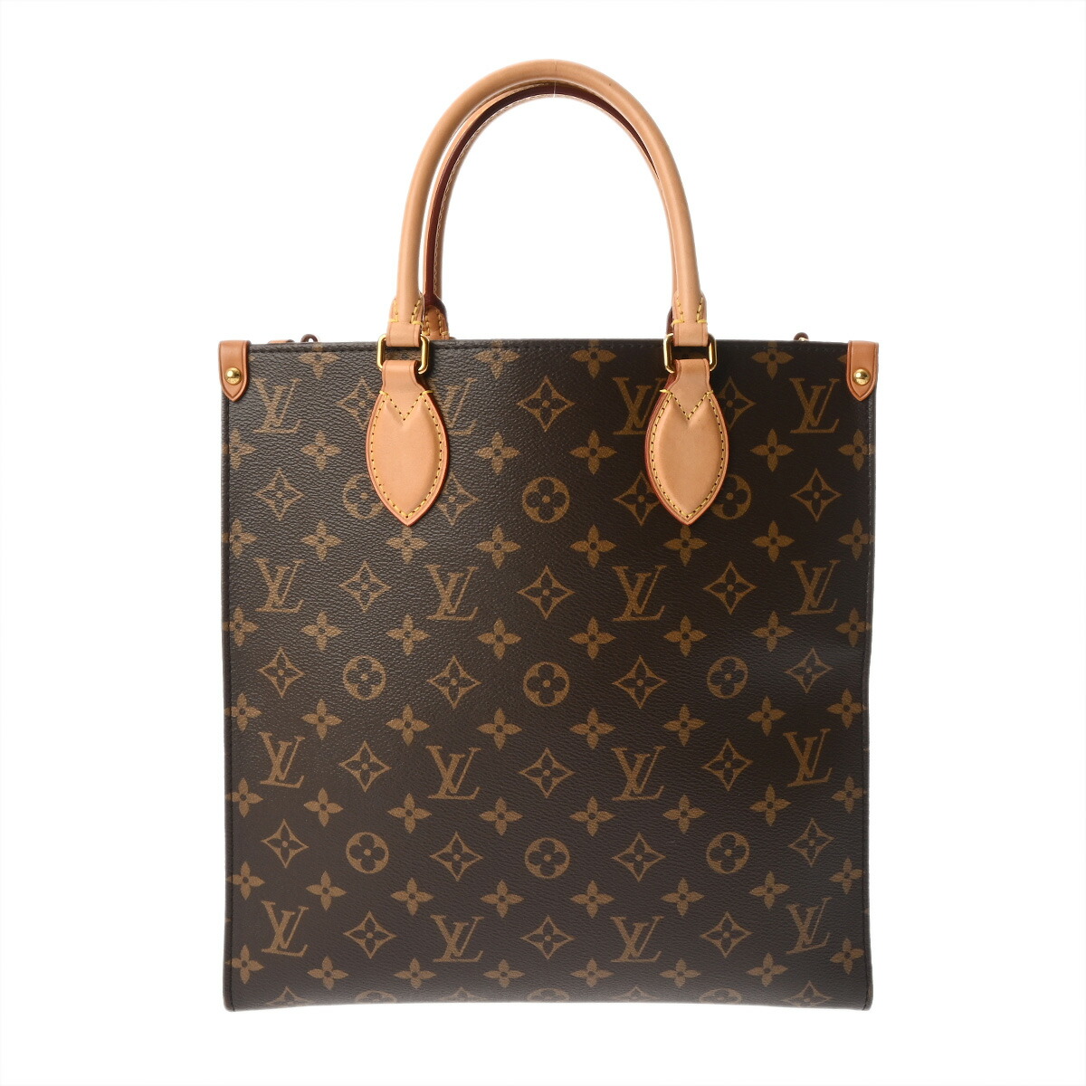 【～4/10 最大5万円クーポン】ルイ ヴィトン LOUIS VUITTON モノグラム サックプラ PM トートバッグ ブラウン/レッド M45848 モノグラムキャンバス ユニセックス ハンドバッグ ヴィトンバッグ バック ブランド 【ローン48回払い無金利】【中古】