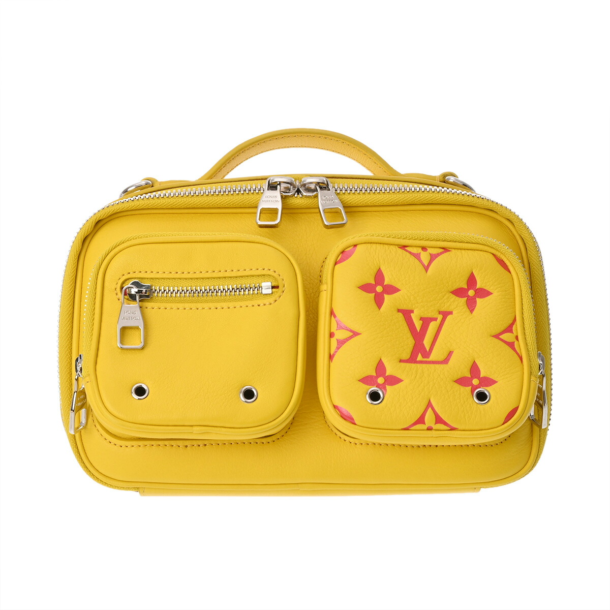 【~7/26 最大5万円クーポン】ルイ ヴィトン LOUIS VUITTON モノグラム ユーティリティ クロスボディ 2021年AW ジョーヌ M58652 カーフ メンズ メッセンジャーバッグ ヴィトンバッグ バック ブランド 【ローン48回払い無金利】【中古】|ウォッチニアン ブランド品専門店