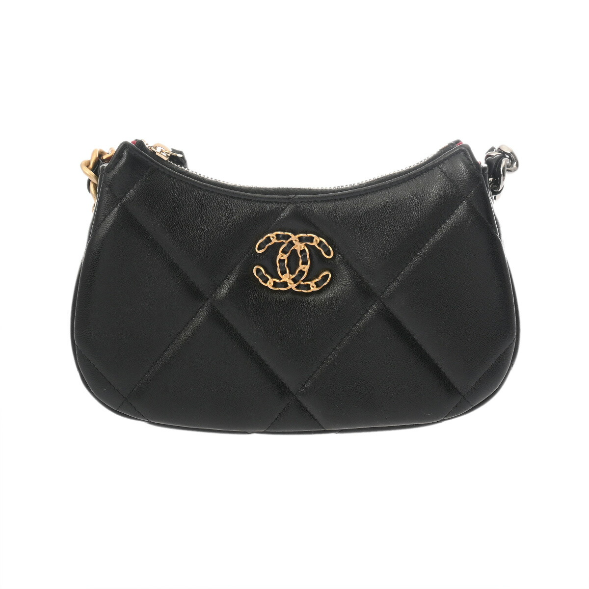【~7/26 最大5万円クーポン】シャネル CHANEL CHANEL19 チェーンクラッチ CHANEL19 ブラック AP3763 シャイニーラムスキン レディース ショルダーバッグ chanel シャネル バッグ バック ブランド 【ローン48回払い無金利】【中古】|ウォッチニアン ブランド品専門店