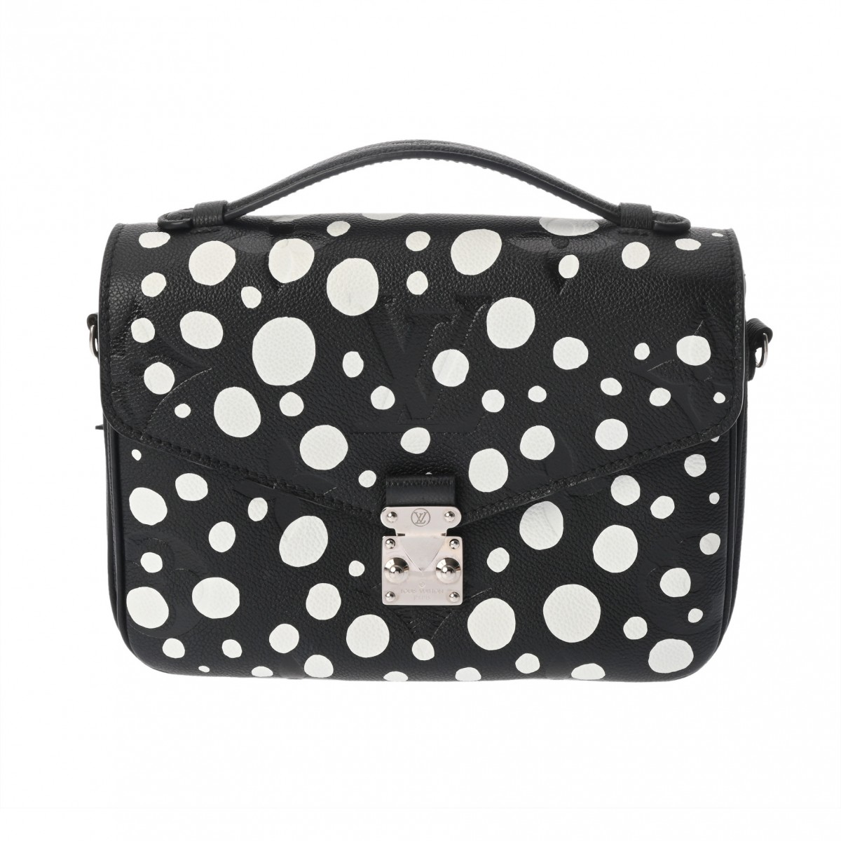 ルイ ヴィトン LOUIS VUITTON モノグラムアンプラントドット LV×YK ポシェットメティス MM ノワール/ブロン M46409 モノグラムアンプラント レディース ハンドバッグ ヴィトンバッグ バック ブランド 【ローン48回払い無金利】【中古】
