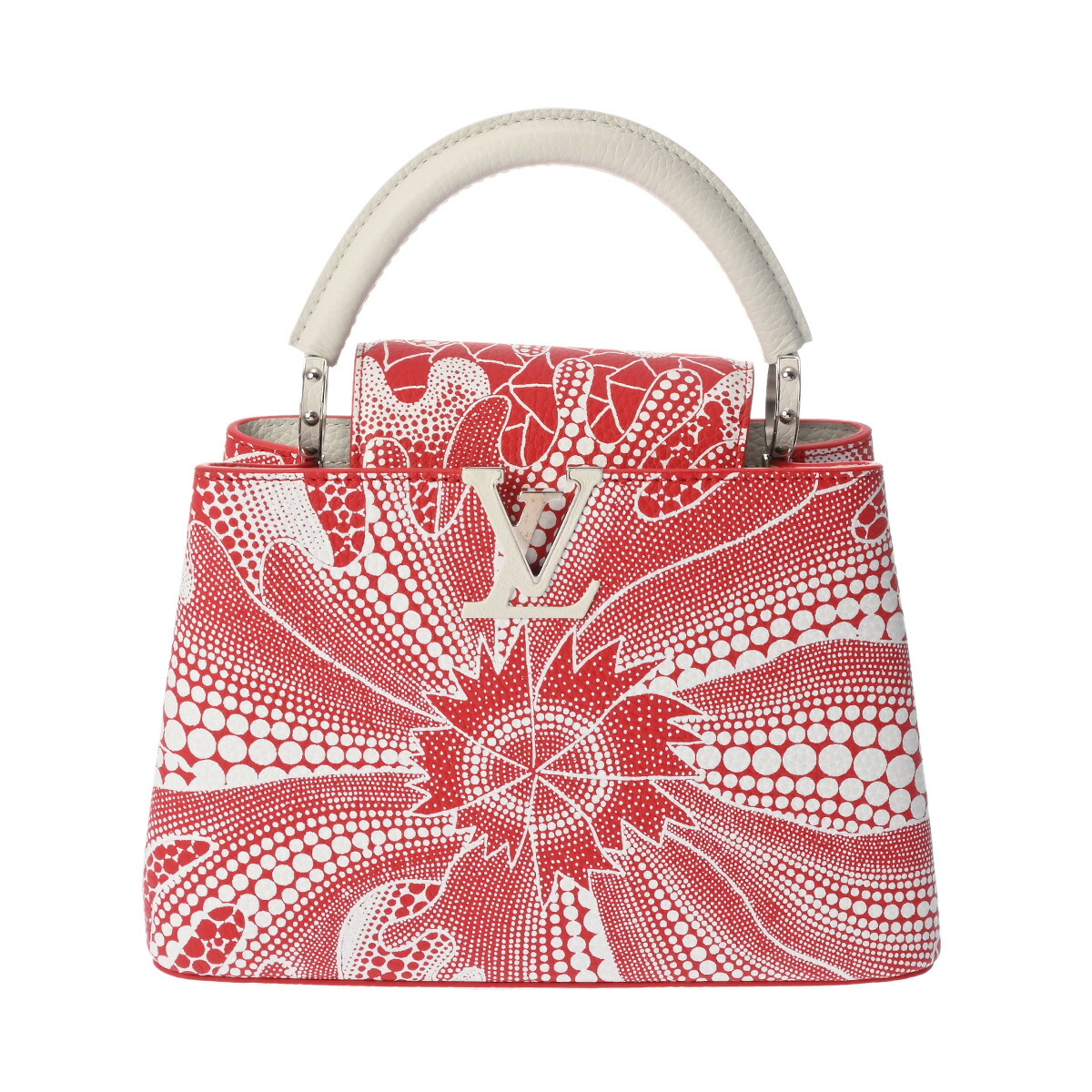 【～4/17 最大5万円クーポン】ルイ ヴィトン LOUIS VUITTON LV×YK カプシーヌBB サイケデリックフラワー ルージュ/ブロン M21704 トリヨンレザー レディース ハンドバッグ ヴィトンバッグ バック ブランド 【ローン48回払い無金利】【中古】