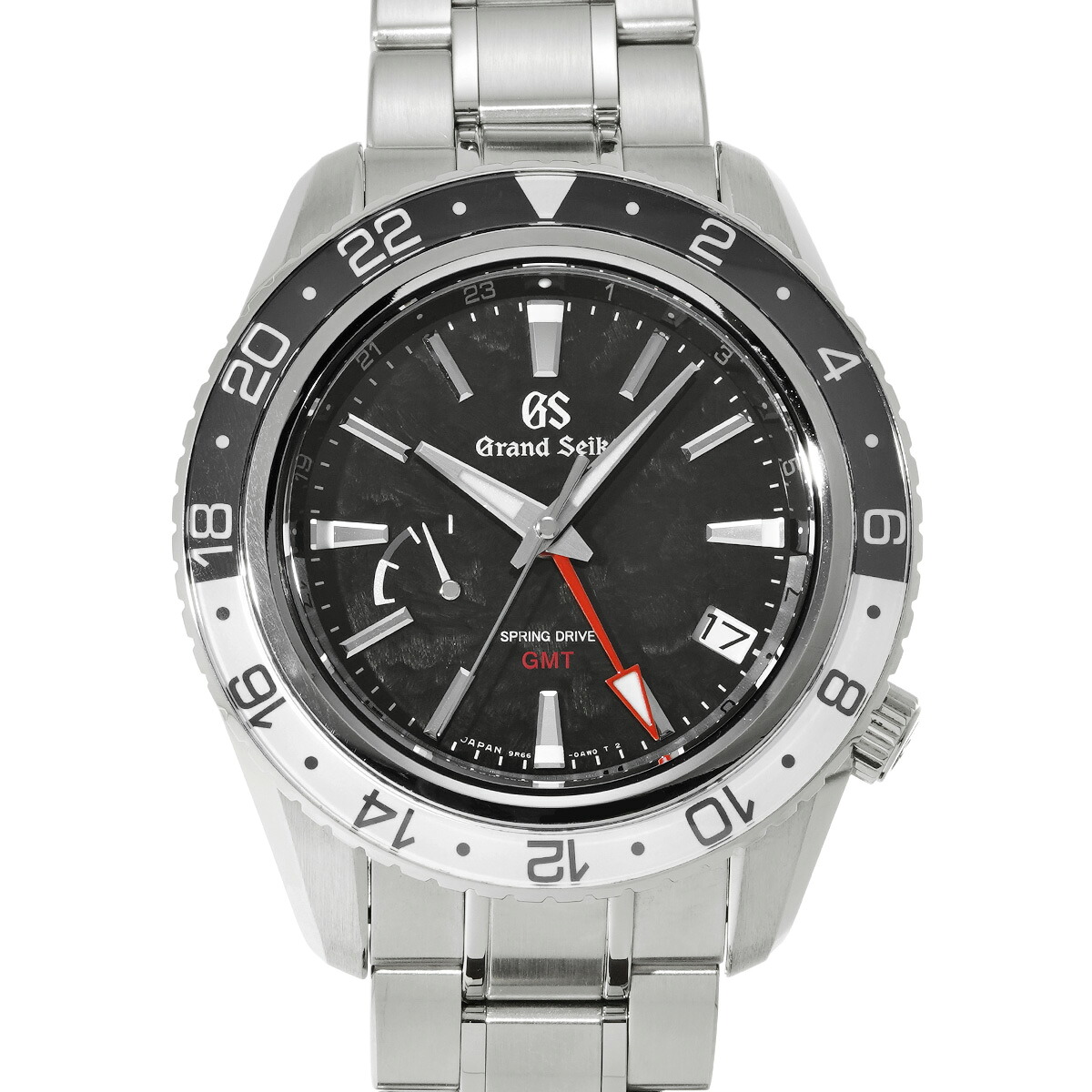 【～4/10 最大5万円クーポン】グランドセイコー Grand Seiko スポーツコレクション スプリングドライブ GMT SBGE277 ブラック メンズ 腕時計 グランドセイコー 時計 高級腕時計 ブランド 【ローン48回払い無金利】【中古】