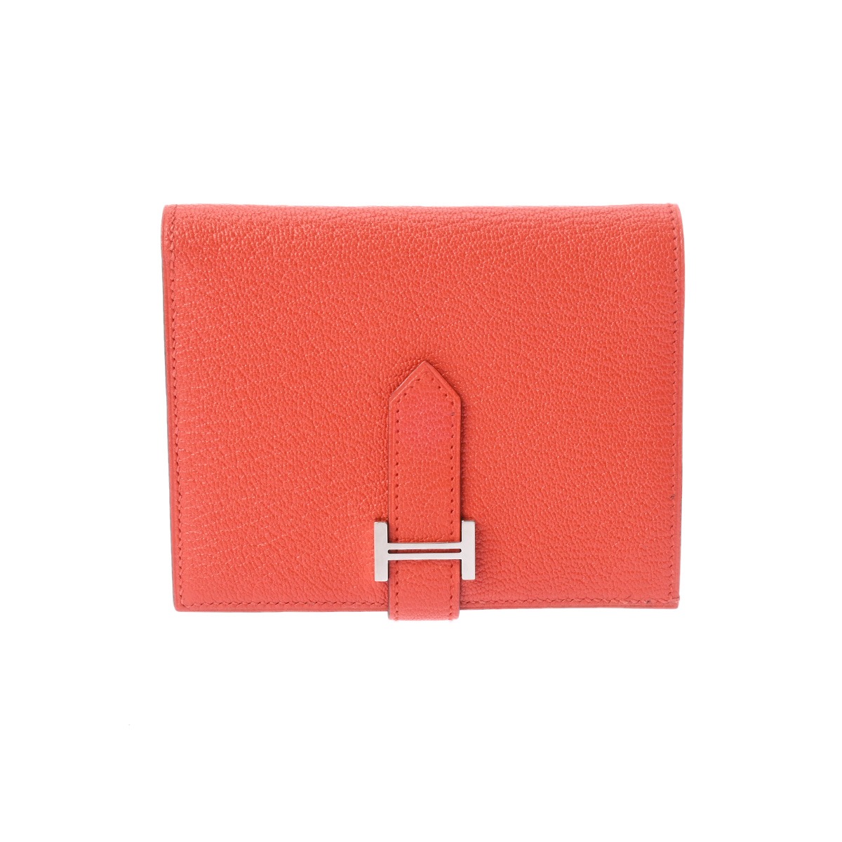 【～4/17 最大5万円クーポン】エルメス HERMES ベアン コンパクト カプシーヌ シェーブル ユニセックス 二つ折り財布 エルメス 財布 ブランド 【ローン48回払い無金利】【中古】