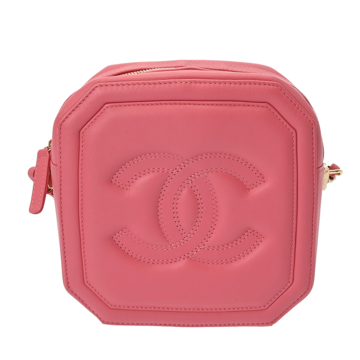 シャネル CHANEL マトラッセ カメラバッグ ピンク AS1235 ラムスキン レディース ショルダーバッグ chanel シャネル バッグ バック ブランド 【ローン48回払い無金利】【中古】