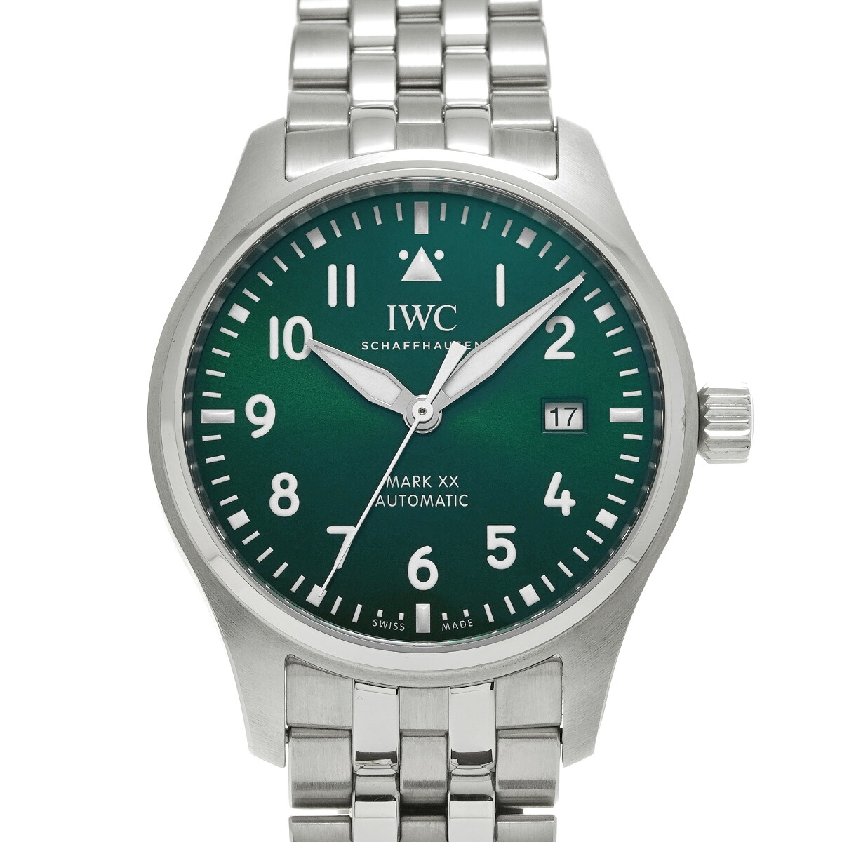 【～4/10 最大5万円クーポン】IWC パイロットウォッチ マーク XX IW328206 グリーン メンズ 腕時計 IWC 時計 高級腕時計 ブランド 【ローン48回払い無金利】【中古】