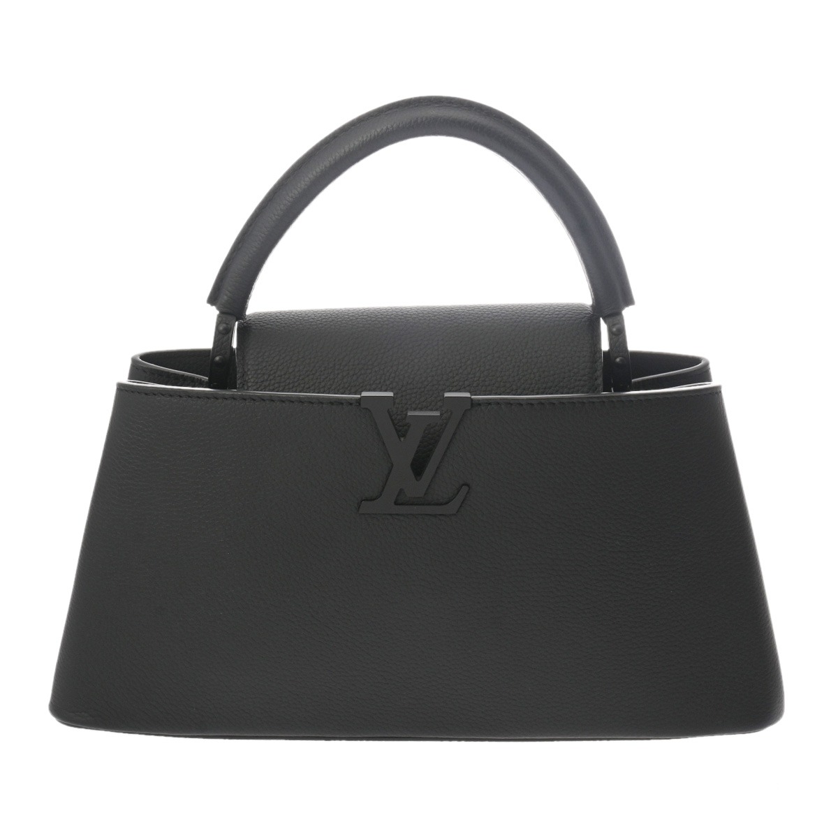 【～4/17 最大5万円クーポン】ルイ ヴィトン LOUIS VUITTON カプシーヌ MM 2WAY オールブラック M23955 マットトリヨンレザー レディース ハンドバッグ ヴィトンバッグ バック ブランド 【ローン48回払い無金利】【中古】
