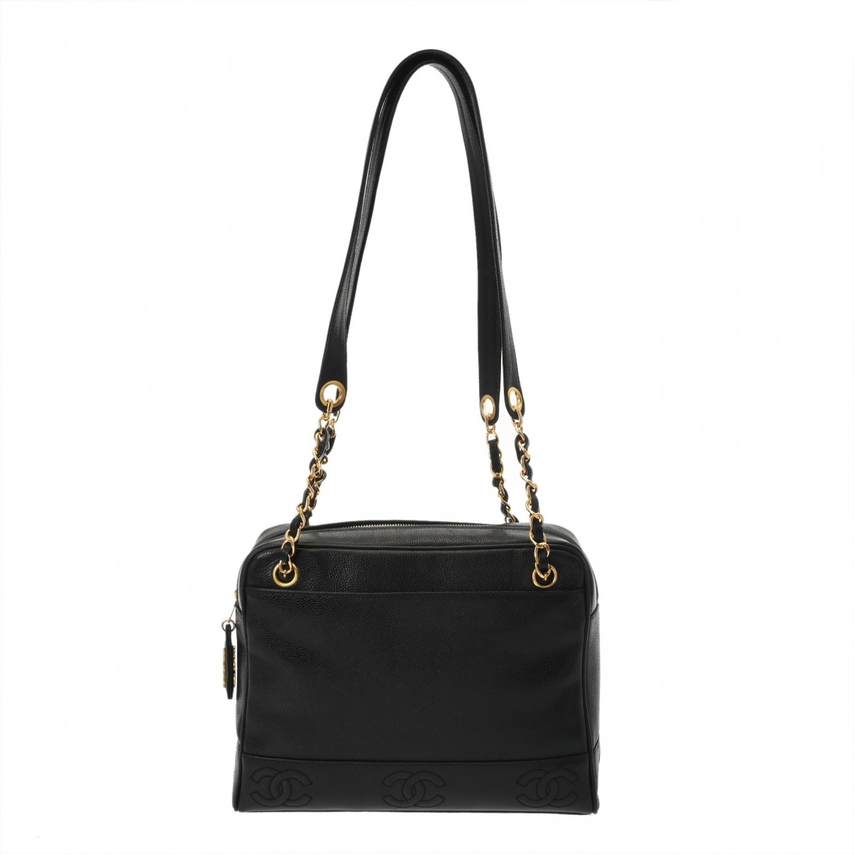 【～4/10 最大5万円クーポン】シャネル CHANEL チェーントート ブラック キャビアスキン レディース トートバッグ chanel シャネル バッグ バック ブランド 【ローン48回払い無金利】【中古】