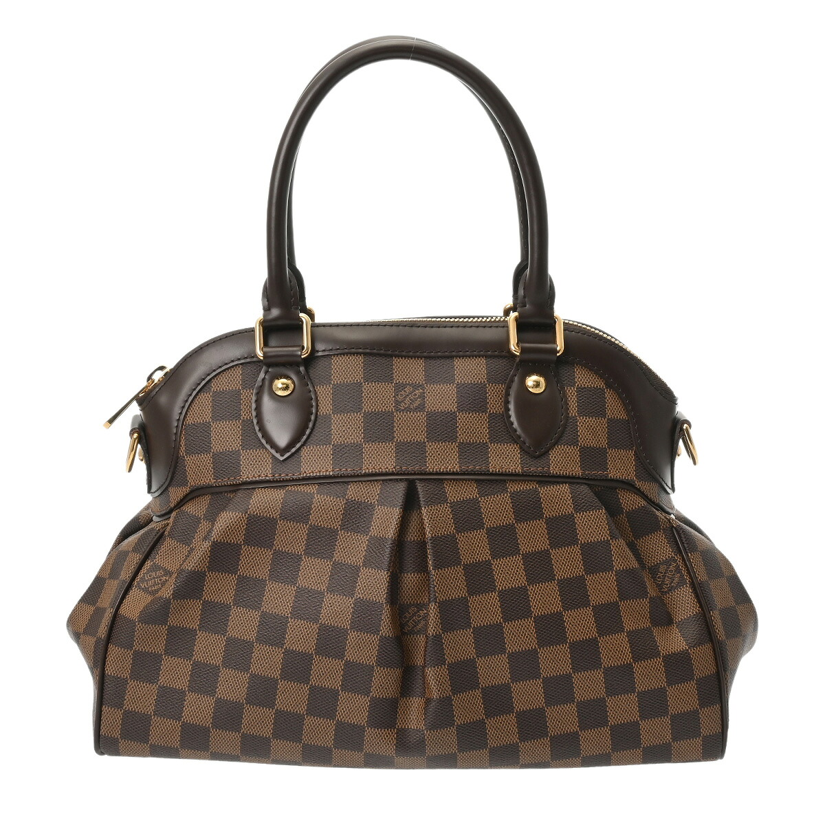 【~7/26 最大5万円クーポン】ルイ ヴィトン LOUIS VUITTON ダミエ トレヴィ PM 2WAY ブラウン N51997 ダミエキャンバス レディース ショルダーバッグ ヴィトンバッグ バック ブランド 【ローン48回払い無金利】【中古】|ウォッチニアン ブランド品専門店