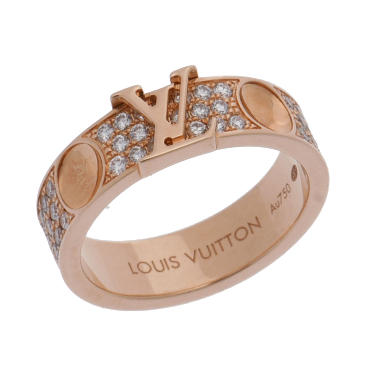 【~7/26 最大5万円クーポン】ルイ ヴィトン LOUIS VUITTON バーグアンプラント リング #50 フルパヴェ Q9P27D K18ピンクゴールド PG ダイヤモンド レディース リング・指輪 ルイ ヴィトン 【ローン48回払い無金利】【中古】|ウォッチニアン ブランド品専門店