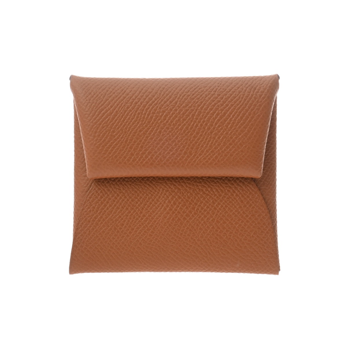 エルメス HERMES バスティア ゴールド/シルバー金具 ヴォーエプソン ユニセックス コインケース エルメス 財布 ブランド 【ローン48回払い無金利】【中古】