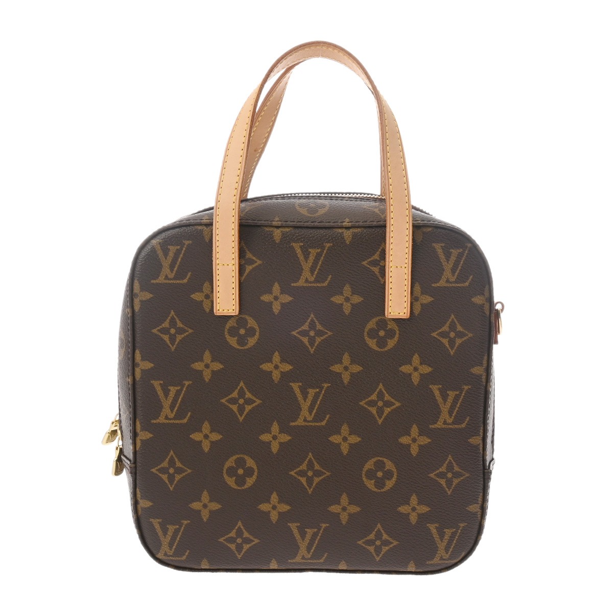 ルイ ヴィトン LOUIS VUITTON モノグラム スポンティーニ ブラウン M47500 モノグラムキャンバス レディース ハンドバッグ ヴィトンバッグ バック ブランド 【ローン48回払い無金利】【中古】