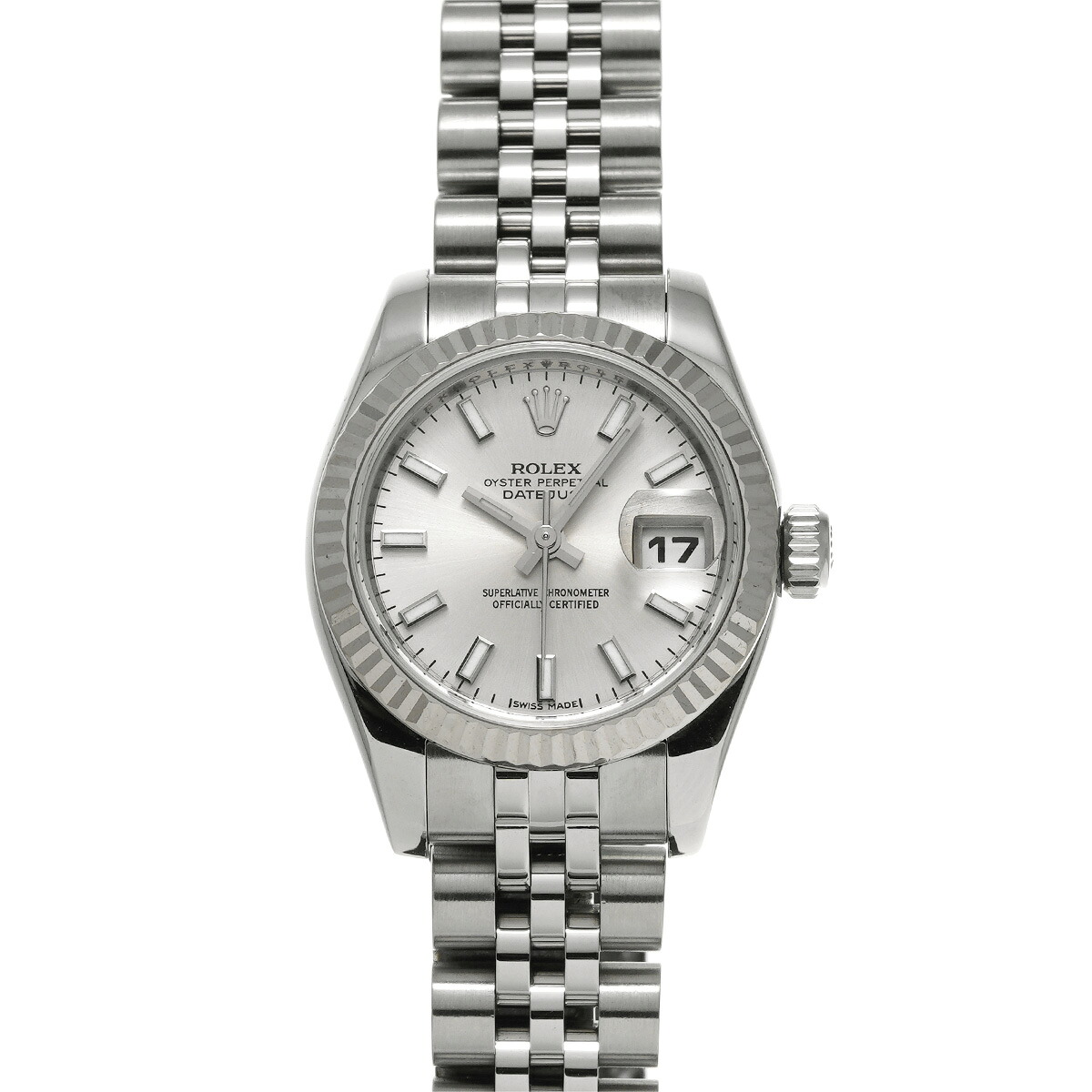 【～7/26 最大5万円クーポン】ロレックス ROLEX デイトジャスト 179174 M番(2007年頃製造) シルバー レディース 腕時計 ロレックス 時計 高級腕時計 ブランド 【ローン48回払い無金利】【中古】｜ウォッチニアン ブランド品専門店