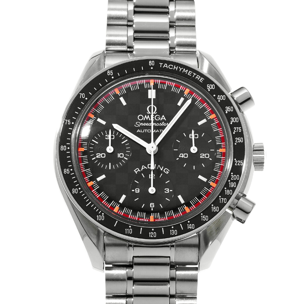 【～4/10 最大5万円クーポン】オメガ OMEGA スピードマスター レーシング ミハエル・シューマッハ 2000 3518.50 ブラック メンズ 腕時計 オメガ 時計 高級腕時計 ブランド 【ローン48回払い無金利】【中古】