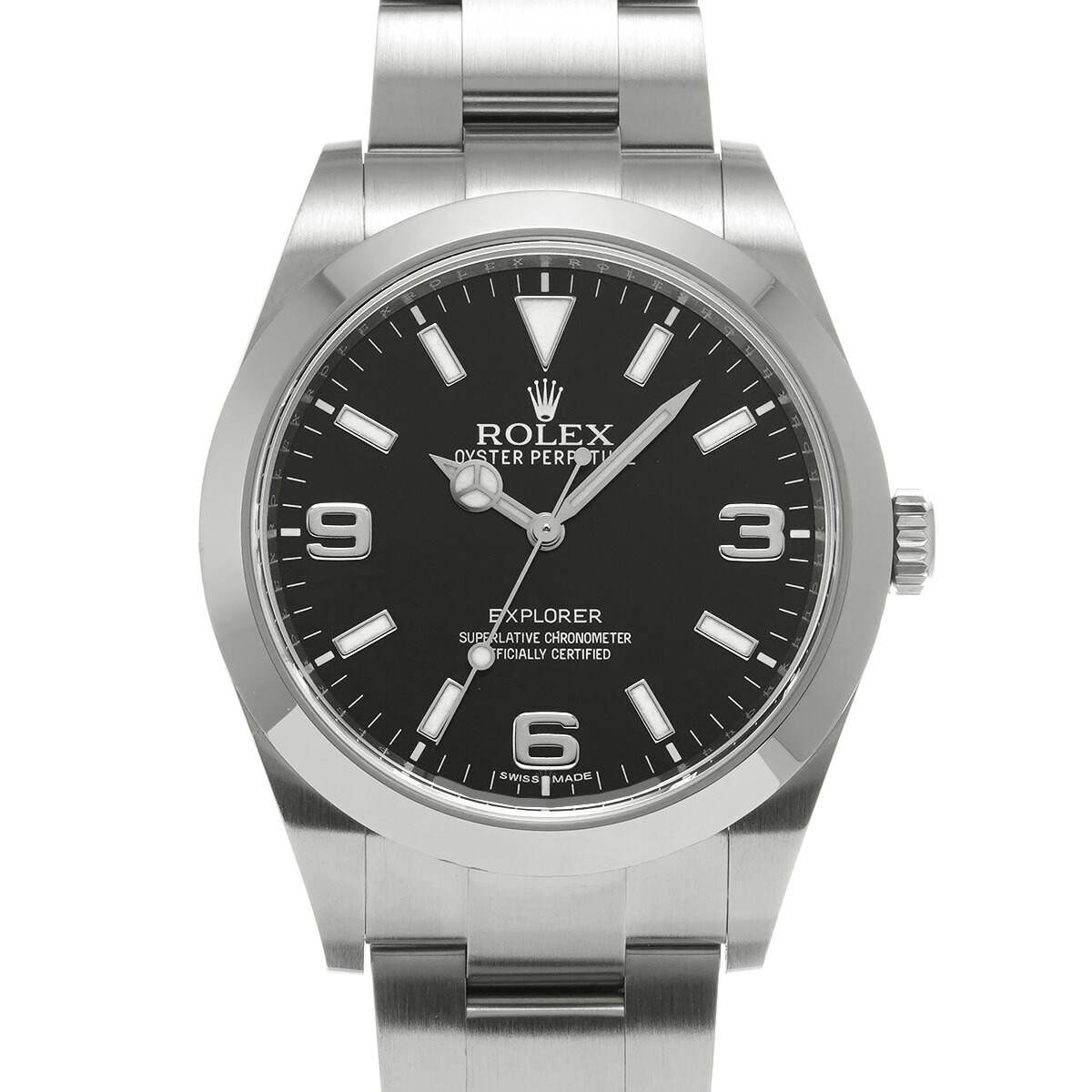 【～4/10 最大5万円クーポン】ロレックス ROLEX エクスプローラー 214270 ランダムシリアル ブラック メンズ 腕時計 ロレックス 時計 高級腕時計 ブランド 【ローン48回払い無金利】【中古】