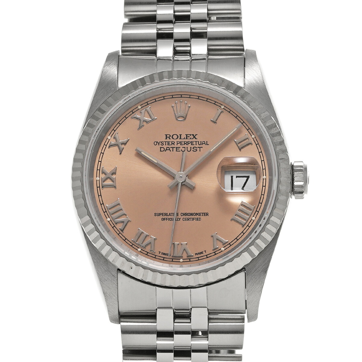 ロレックス ROLEX デイトジャスト 16234 X番(1993年頃製造) ピンク メンズ 腕時計 ロレックス 時計 高級腕時計 ブランド 【ローン48回払い無金利】【中古】