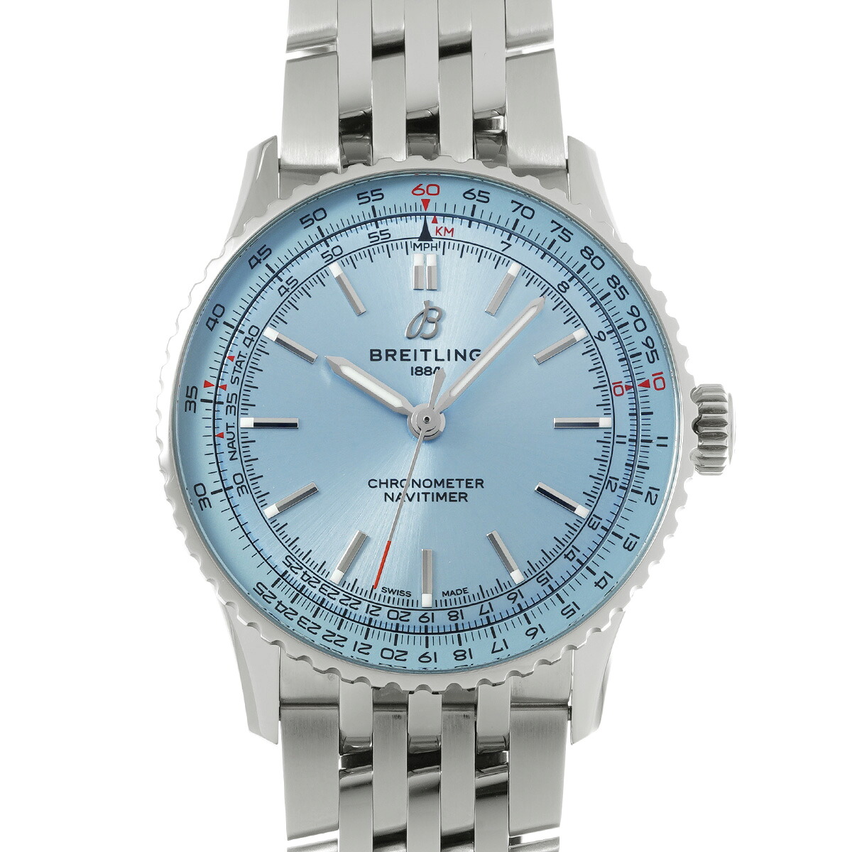 【～4/17 最大5万円クーポン】ブライトリング BREITLING ナビタイマー オートマチック 41 A17329171C1A1 ブルー メンズ 腕時計 ブライトリング 時計 高級腕時計 ブランド 【ローン48回払い無金利】【中古】