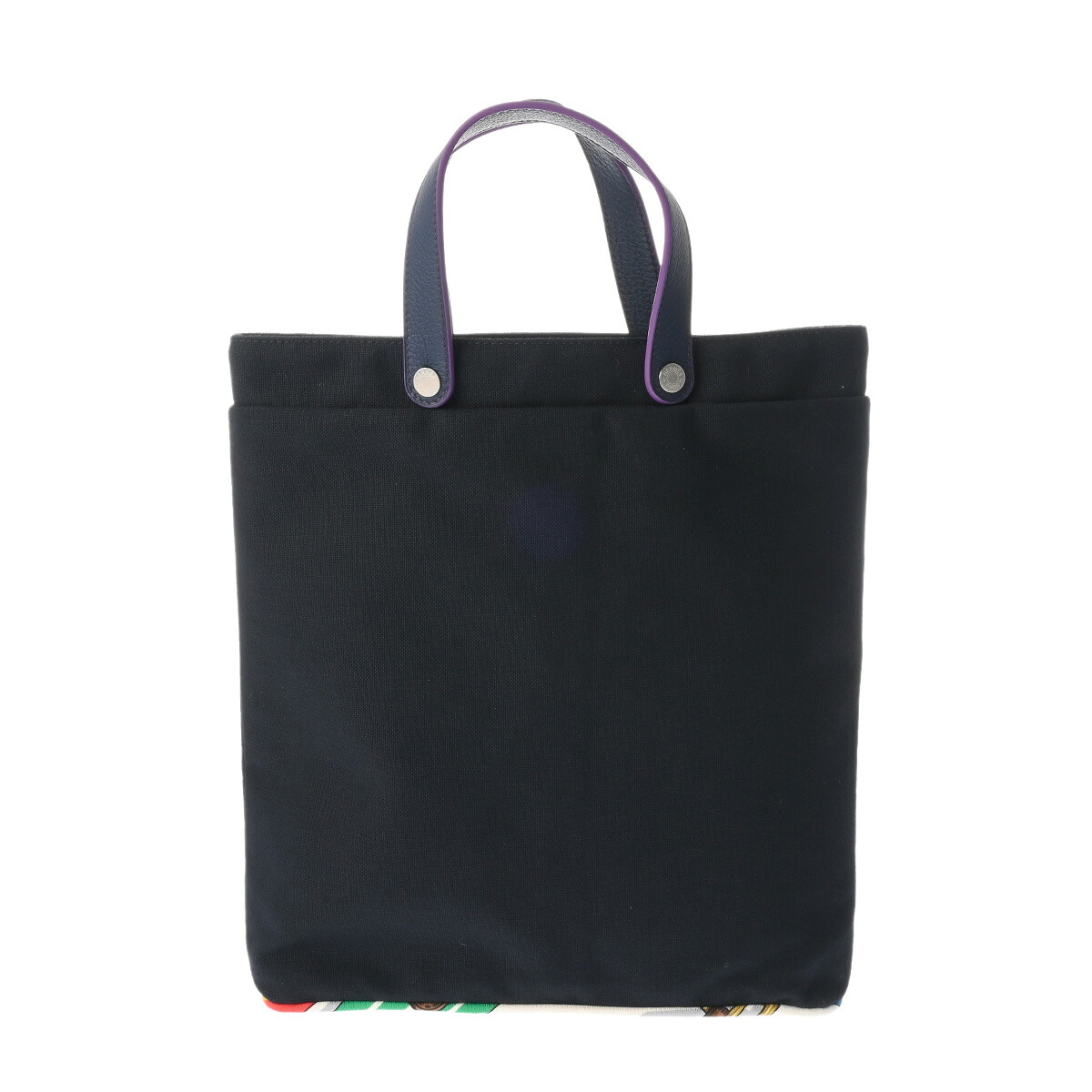 エルメス HERMES プティ H マルチカラー キャンバス/レザー/シルク レディース ハンドバッグ エルメス バッグ バック ブランド 【ローン48回払い無金利】【中古】