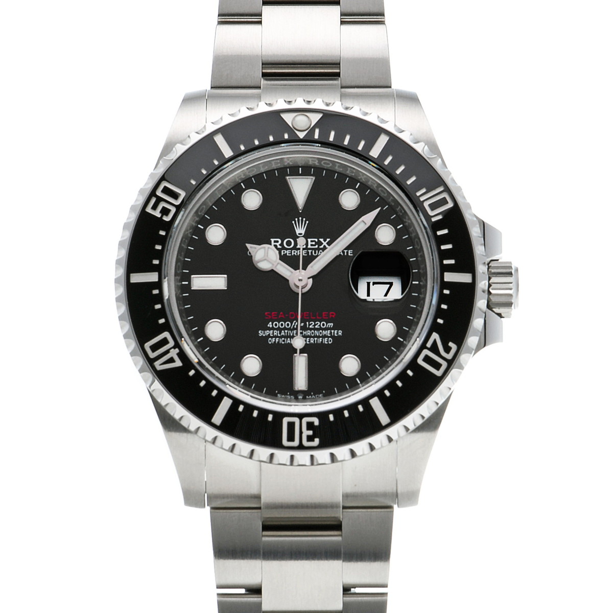 【～4/10 最大5万円クーポン】ロレックス ROLEX シードゥエラー 126600 ランダムシリアル ブラック メンズ 腕時計 ロレックス 時計 高級腕時計 ブランド 【ローン48回払い無金利】【中古】 779,200円
