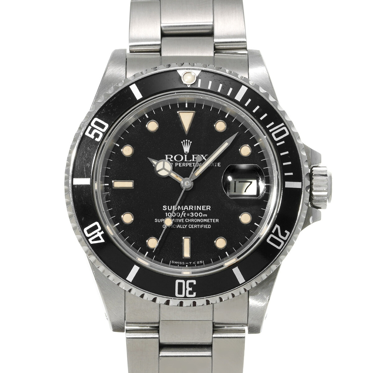 ロレックス ROLEX サブマリーナ デイト 16800 93番台(1986年頃製造) ブラック メンズ 腕時計 ロレックス 時計 高級腕時計 ブランド 【ローン48回払い無金利】【中古】|ウォッチニアン ブランド品専門店