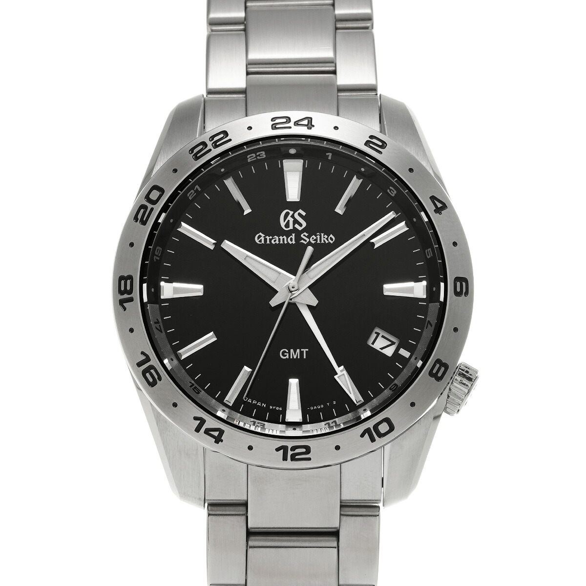 【～4/10 最大5万円クーポン】グランドセイコー Grand Seiko スポーツコレクション クォーツ GMT SBGN027 ブラック メンズ 腕時計 グランドセイコー 時計 高級腕時計 ブランド 【ローン48回払い無金利】【中古】