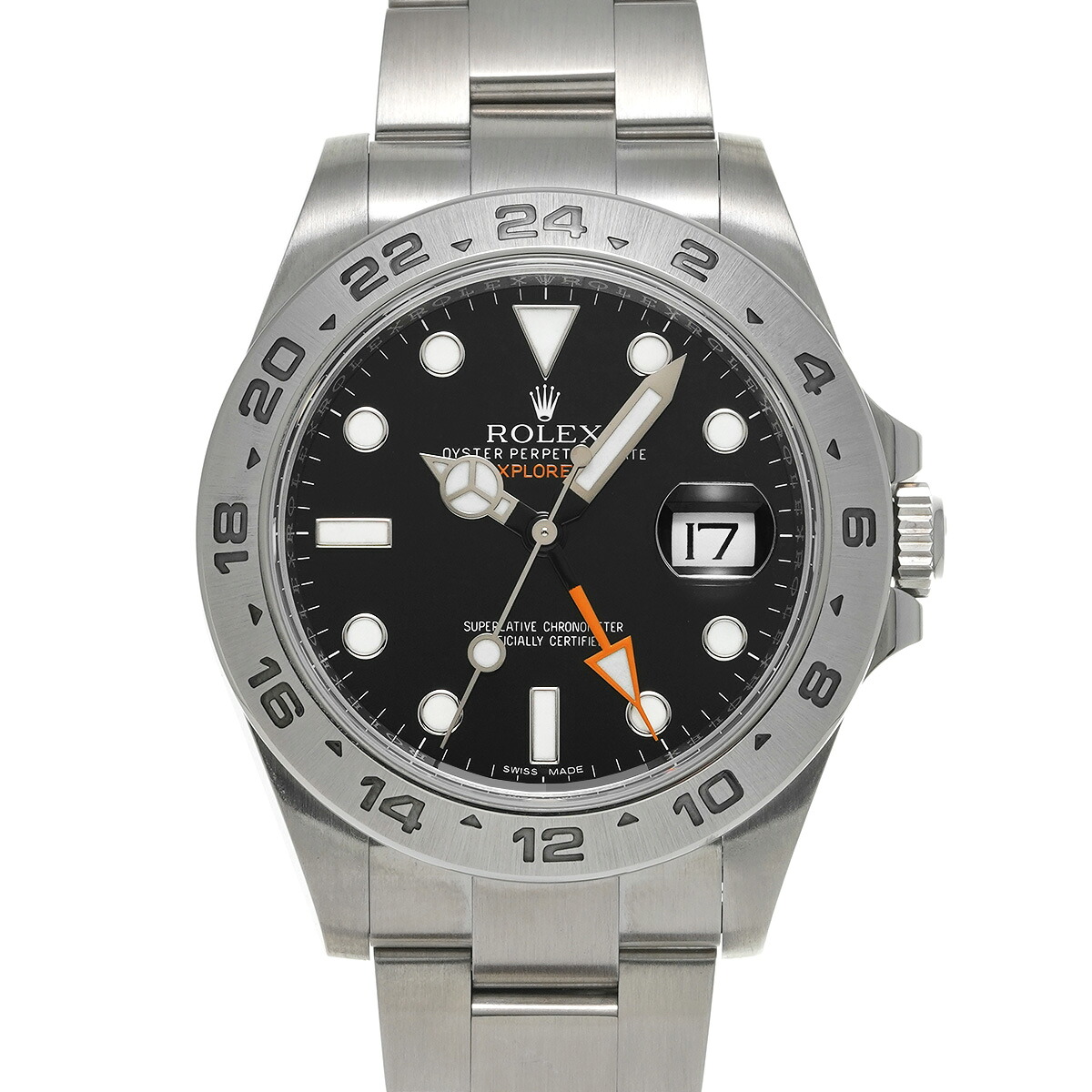 【～4/17 最大5万円クーポン】ロレックス ROLEX エクスプローラーII 216570 ランダムシリアル ブラック メンズ 腕時計 ロレックス 時計 高級腕時計 ブランド 【ローン48回払い無金利】【中古】