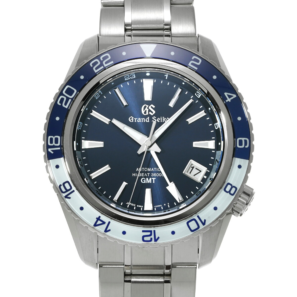 【～4/10 最大5万円クーポン】グランドセイコー Grand Seiko スポーツコレクション メカニカル ハイビート36000 GMT SBGJ237 ミッドナイトブルー メンズ 腕時計 グランドセイコー 時計 高級腕時計 ブランド 【ローン48回払い無金利】【中古】