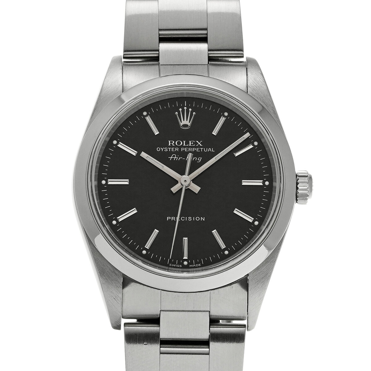 ロレックス ROLEX エアキング 14000 A番(1999年頃製造) ブラック メンズ 腕時計 ロレックス 時計 高級腕時計 ブランド 【ローン48回払い無金利】【中古】