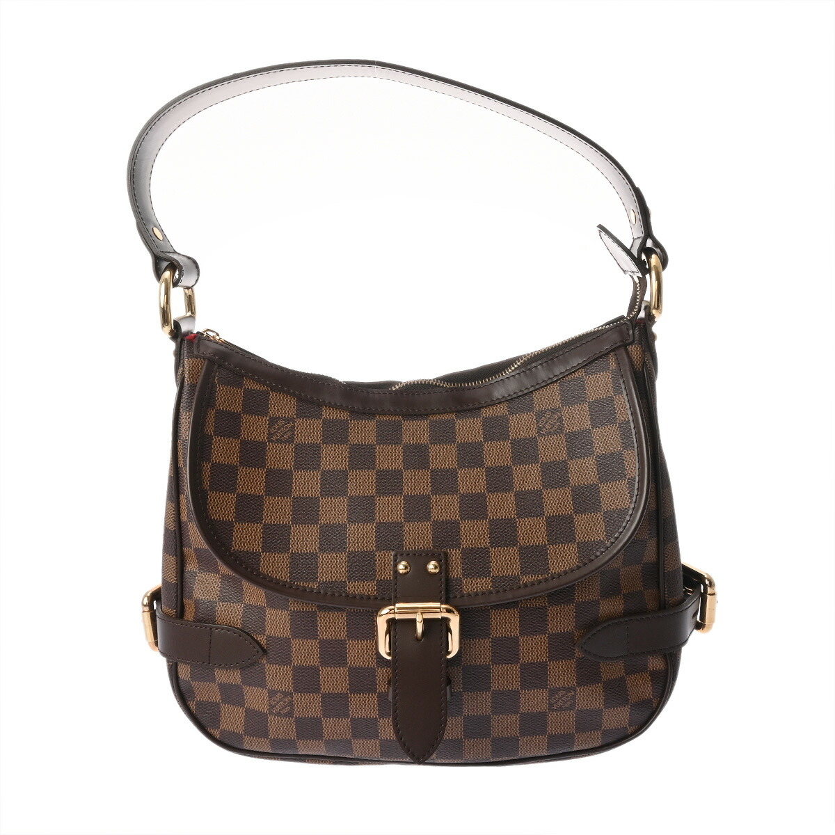 【～4/17 最大5万円クーポン】ルイ ヴィトン LOUIS VUITTON ダミエ ハイバリー ブラウン N51200 ダミエキャンバス レディース ショルダーバッグ ヴィトンバッグ バック ブランド 【ローン48回払い無金利】【中古】