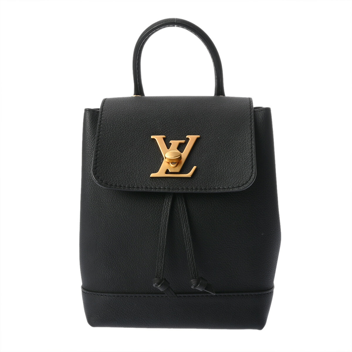 【～4/17 最大5万円クーポン】ルイ ヴィトン LOUIS VUITTON ロックミーバックパックMINI ブラック M54573 カーフレザー レディース リュック・デイパック ヴィトンバッグ バック ブランド 【ローン48回払い無金利】【中古】