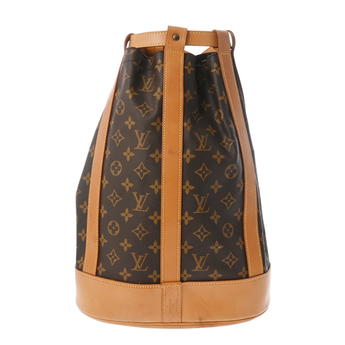【～6/11 最大限度5万円クーポン券】ルイ ヴィトン LOUIS VUITTON モノグラム ランドネ PM 赤銅色 M42243 モノグラム帆布 レディース ショルダーバッグ ヴィトンバッグ うしろ側 ブランド名 【貸し付け金48回払い無利子】【中古】