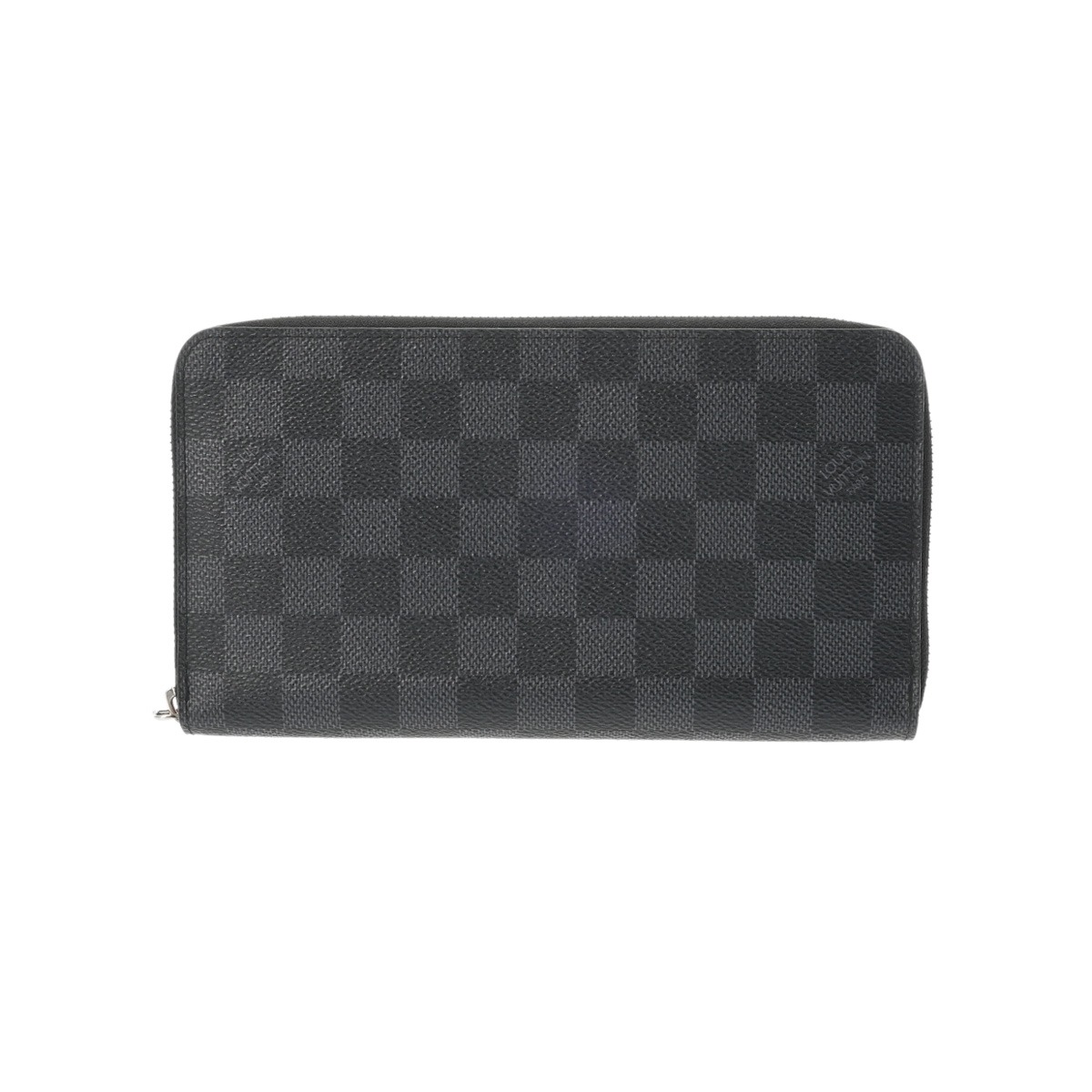 【～4/10 最大5万円クーポン】ルイ ヴィトン LOUIS VUITTON ダミエグラフィット ジッピーオーガナイザー NM ノワール N60111 ダミエグラフィットキャンバス メンズ 長財布 ルイ ヴィトン 財布 ブランド 【ローン48回払い無金利】【中古】
