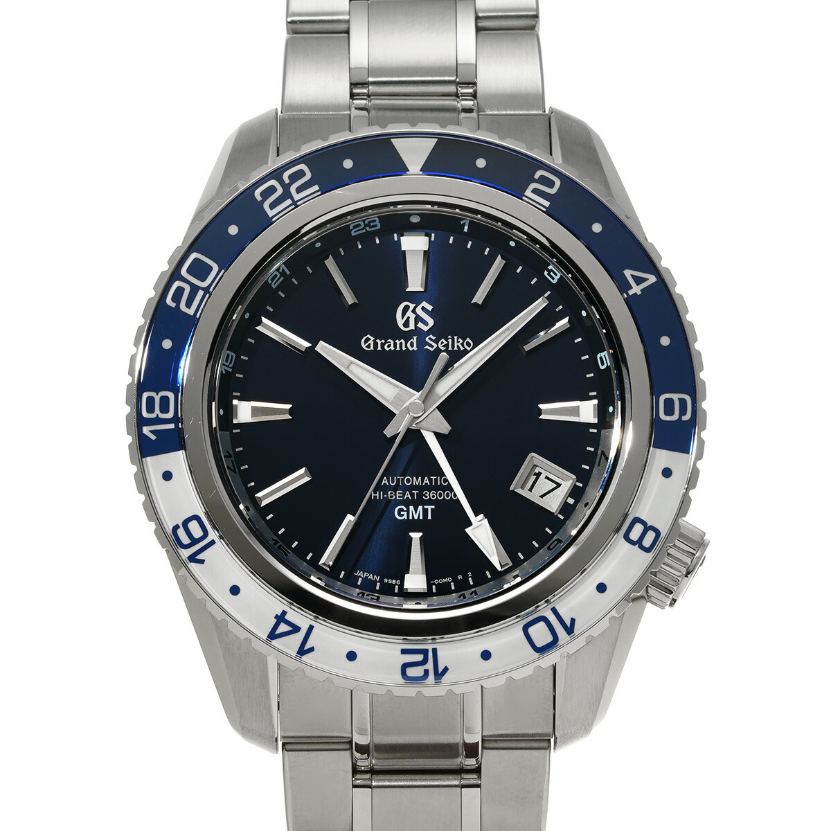 【～4/10 最大5万円クーポン】グランドセイコー Grand Seiko スポーツコレクション メカニカル ハイビート36000 GMT SBGJ237 ミッドナイトブルー メンズ 腕時計 グランドセイコー 時計 高級腕時計 ブランド 【ローン48回払い無金利】【中古】