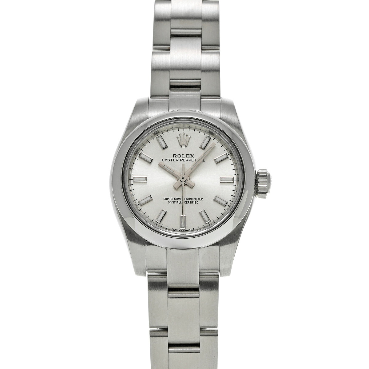 【～4/10 最大5万円クーポン】ロレックス ROLEX オイスターパーペチュアル 176200 ランダムシリアル シルバー レディース 腕時計 ロレックス 時計 高級腕時計 ブランド 【ローン48回払い無金利】【中古】