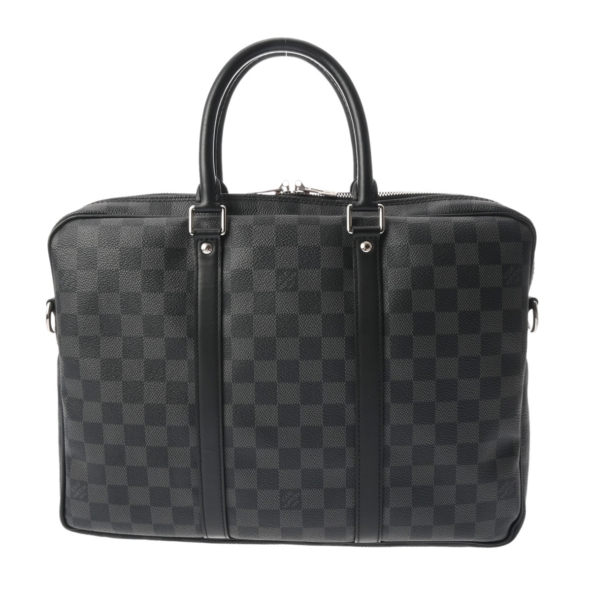 【～4/17 最大5万円クーポン】ルイ ヴィトン LOUIS VUITTON ダミエ グラフィット PDV ブラック/グレー N41478 ダミエキャンバス メンズ ビジネスバッグ ヴィトンバッグ バック ブランド 【ローン48回払い無金利】【中古】